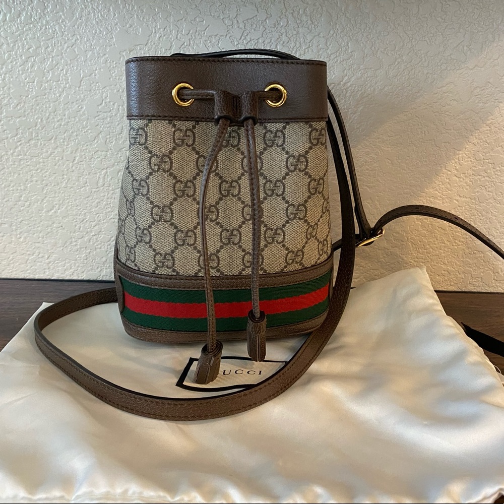 Gucci Mini Ophidia Bucket Bag
